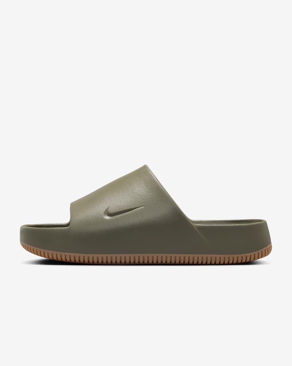 Olive green nike slides on sale